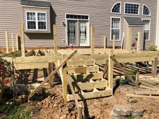 New build on a sloped lot — Custom Homes · Poolesville, MD
